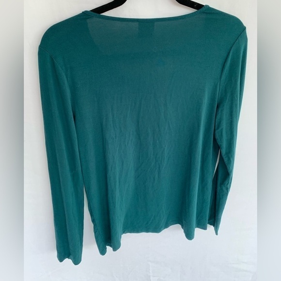 Soma green crew neck blouse long sleeves Size S - Picture 7 of 15